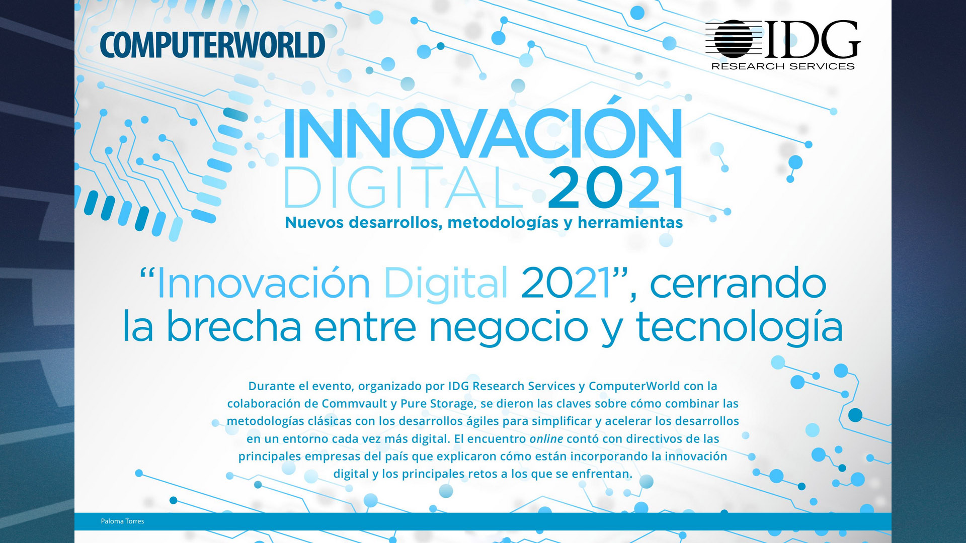 ComputerWorld Insider Mesa Evento Innovacion Digital 2021